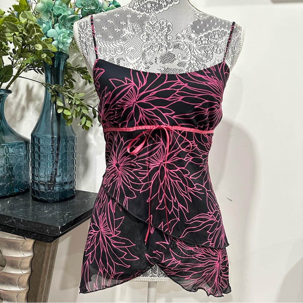 Y2k Milkmaid cami top